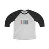 Barcode Tri-Blend 3/4 Raglan Tee